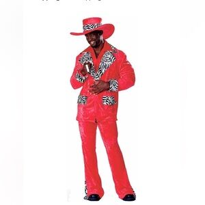 RUBIES Red Hot Playa Costume in Red/Black XL